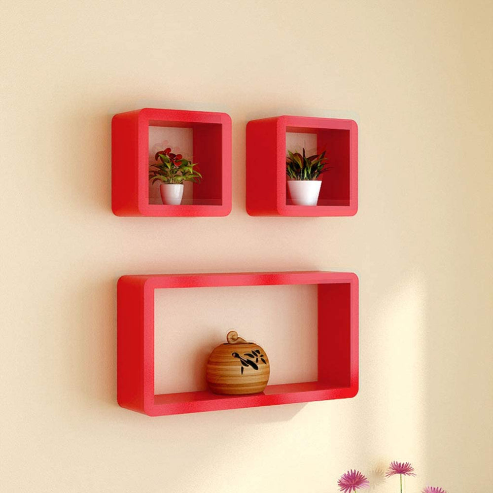 Tinctured Kids Bedroom Living Lounge Drawing Room Floating Shelve (Set of 3) | Furniture | Waseeh Pakistan