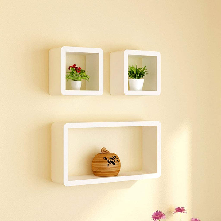 Tinctured Kids Bedroom Living Lounge Drawing Room Floating Shelve (Set of 3) | Furniture | Waseeh Pakistan
