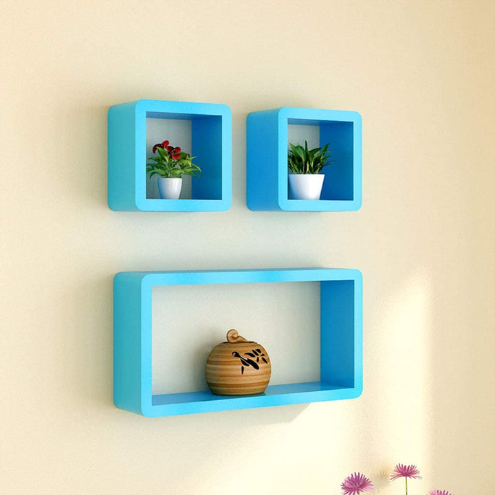 Tinctured Kids Bedroom Living Lounge Drawing Room Floating Shelve (Set of 3) | Furniture | Waseeh Pakistan