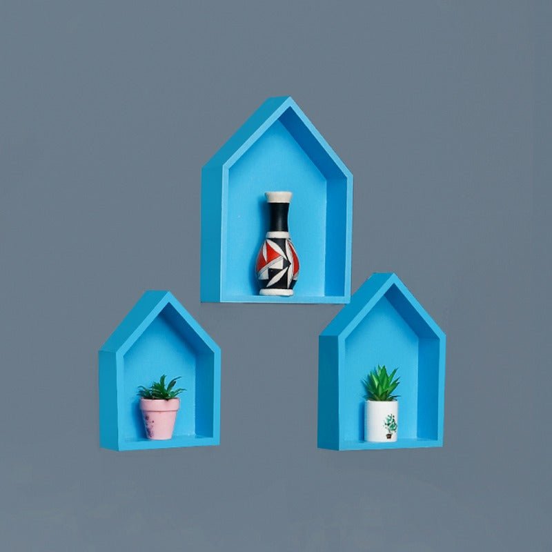 Tittanio Toy House Kids Bedroom Organizer Floating Shelve (Set of 3) | Furniture | Waseeh Pakistan