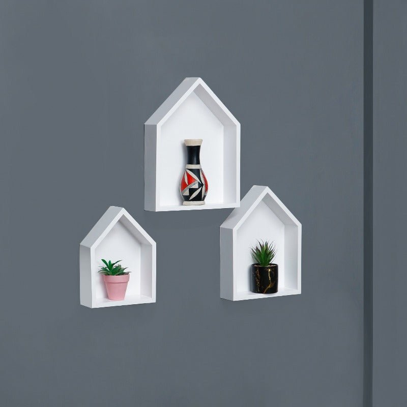 Tittanio Toy House Kids Bedroom Organizer Floating Shelve (Set of 3) | Furniture | Waseeh Pakistan
