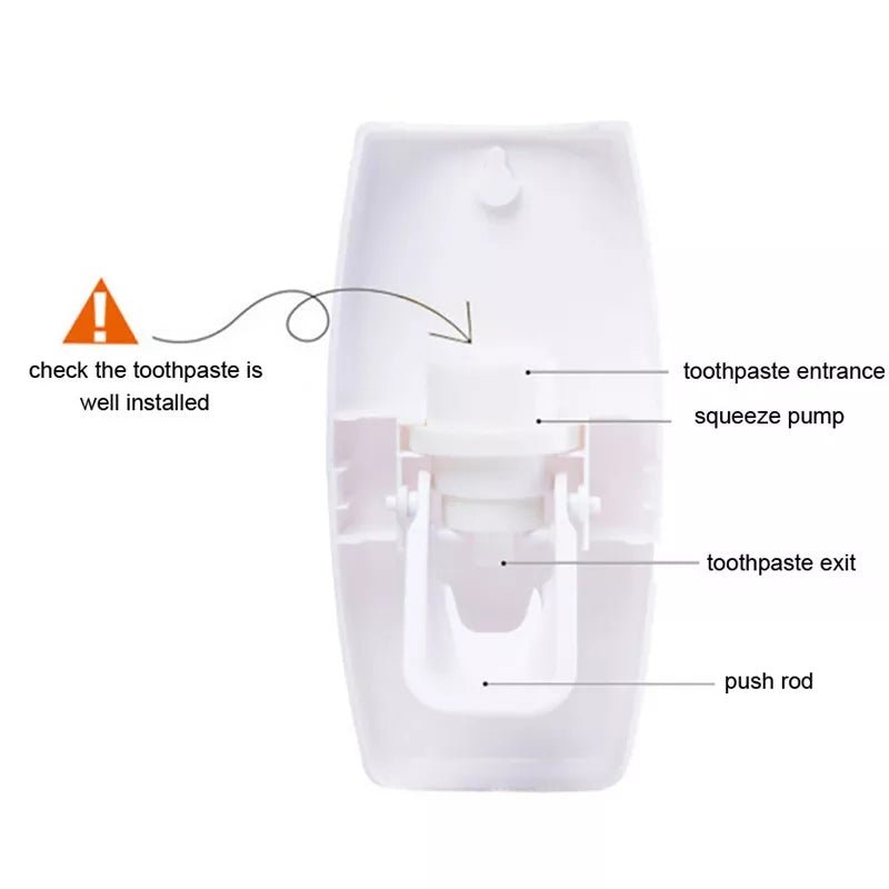 Toothpaste Dispenser With Toothbrush Holder | Home Décor | Waseeh Pakistan