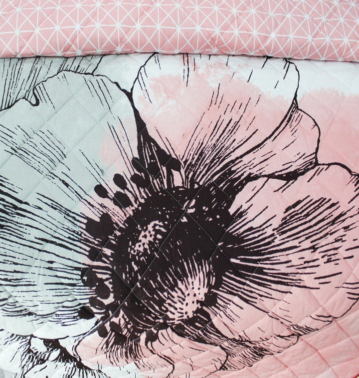 Touch of Fragrance - 6 Pieces - Bed Spread Set - Multi Floral | Home Décor | Waseeh Pakistan