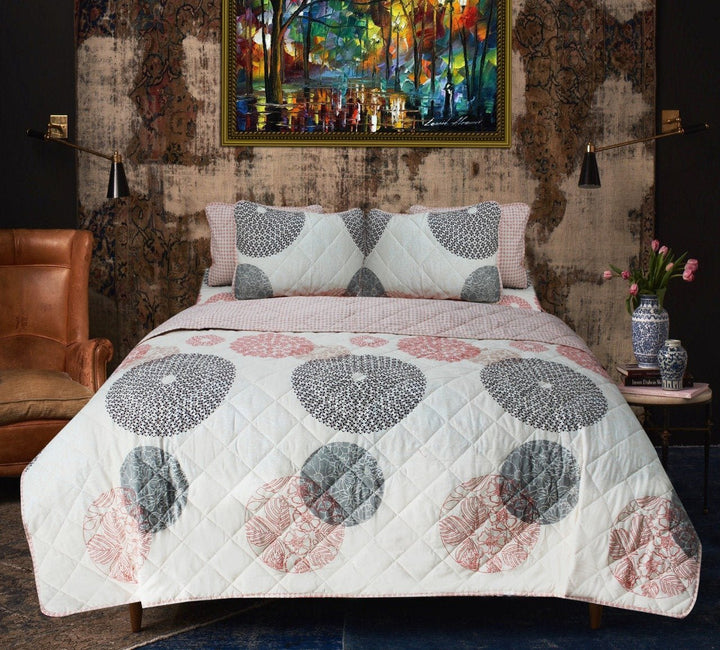 Touch of Grace - 6 Pieces - Bed Spread Set - Multi Floral | Home Décor | Waseeh Pakistan