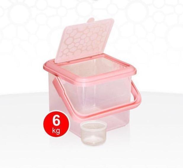 Transparent Hard Core plastic Rice and Beans Container | kitchen item | Waseeh Pakistan