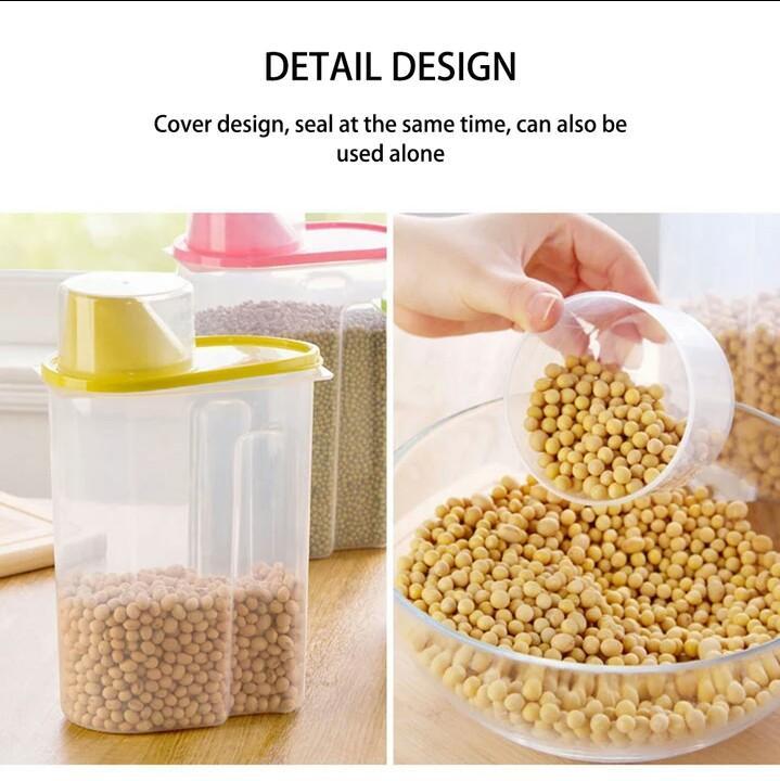 Transparent Sealed Storage Box (2.5L) | kitchen item | Waseeh Pakistan