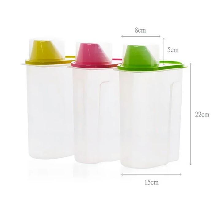 Transparent Sealed Storage Box (2.5L) | kitchen item | Waseeh Pakistan