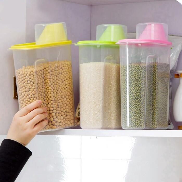 Transparent Sealed Storage Box (2.5L) | kitchen item | Waseeh Pakistan