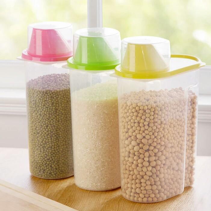 Transparent Sealed Storage Box (2.5L) | kitchen item | Waseeh Pakistan