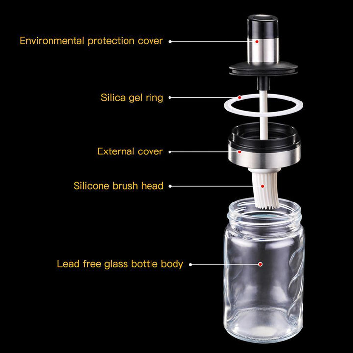 Transparent Seasoning Condiment Bottle | kitchen item | Waseeh Pakistan