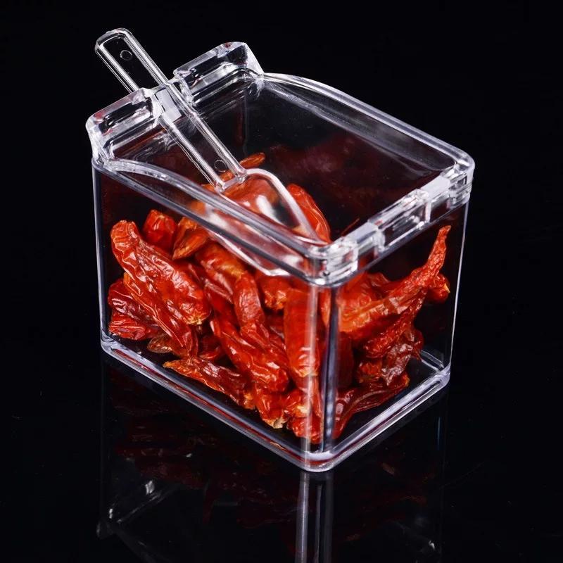 Transparent Seasoning Tank Spice Pots | kitchen item | Waseeh Pakistan