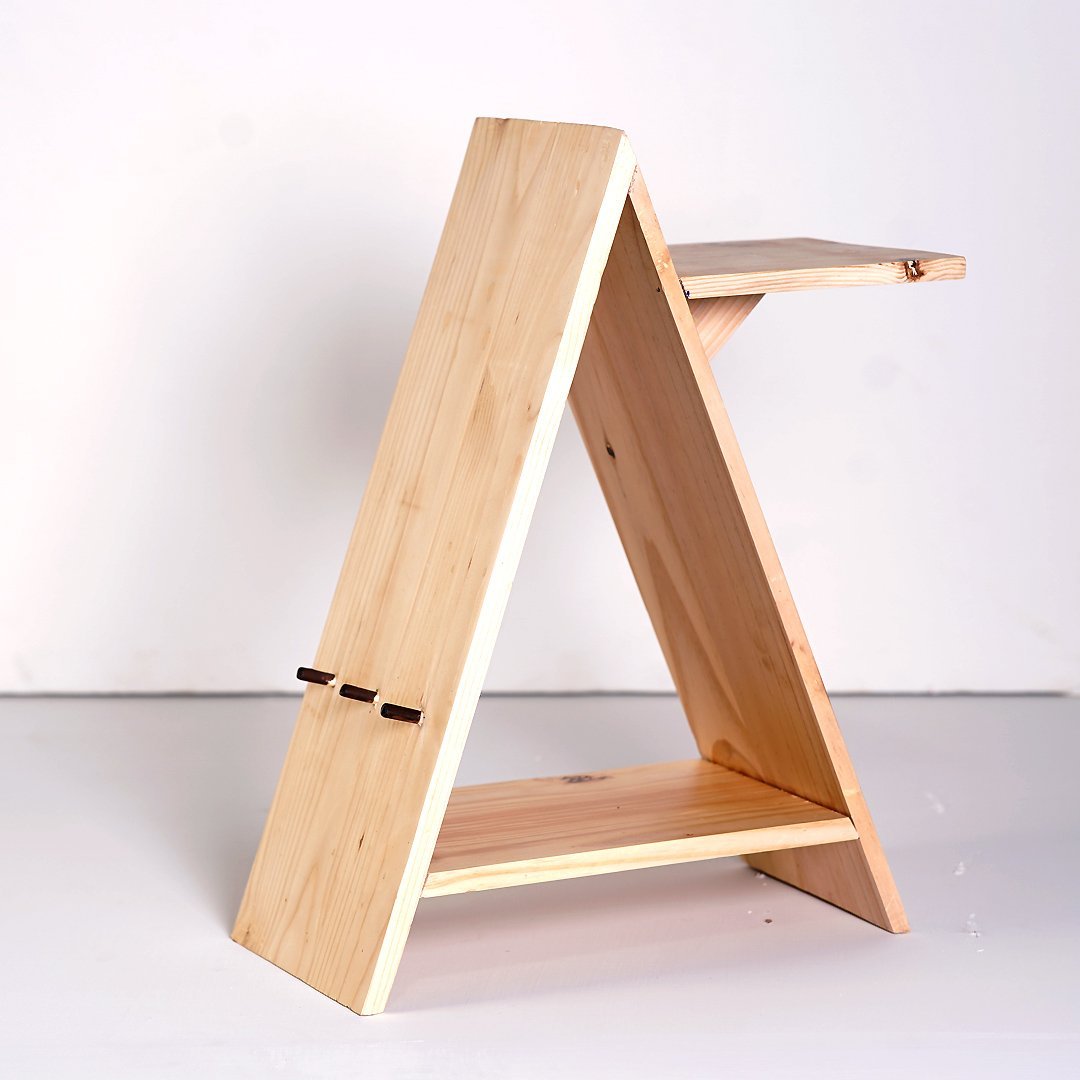 Triangle Decor Living Lounge Bedroom Corner Side Table | Furniture | Waseeh Pakistan