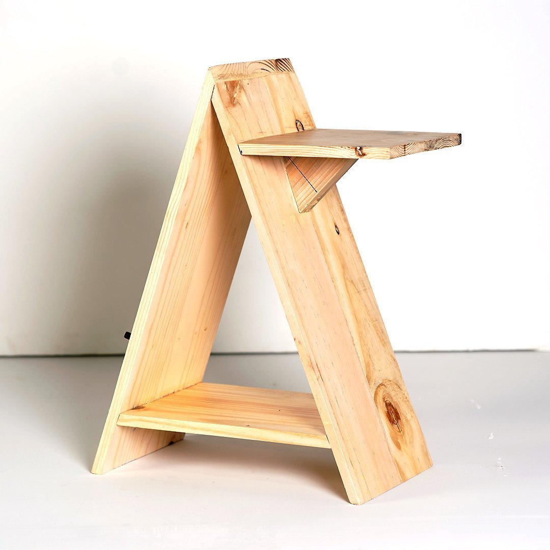 Triangle Decor Living Lounge Bedroom Corner Side Table | Furniture | Waseeh Pakistan