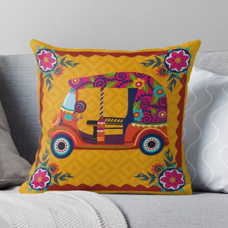 Truck Art Cushion Covers (Set of 6) | Home Décor | Waseeh Pakistan