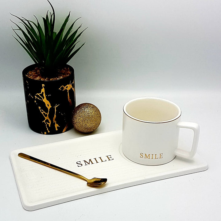 "Trust" "Love" &amp; "Smile" Cup Set | kitchen item | Waseeh Pakistan