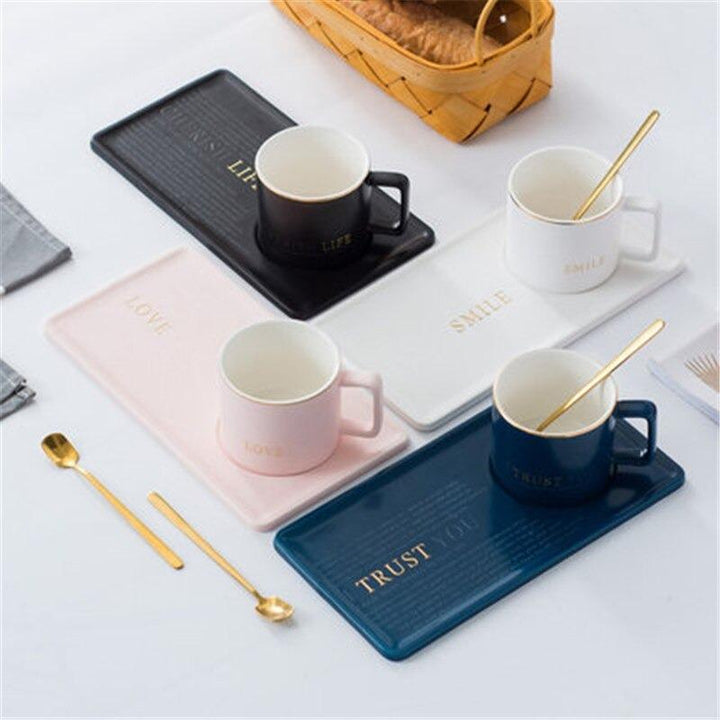 "Trust" "Love" &amp; "Smile" Cup Set | kitchen item | Waseeh Pakistan