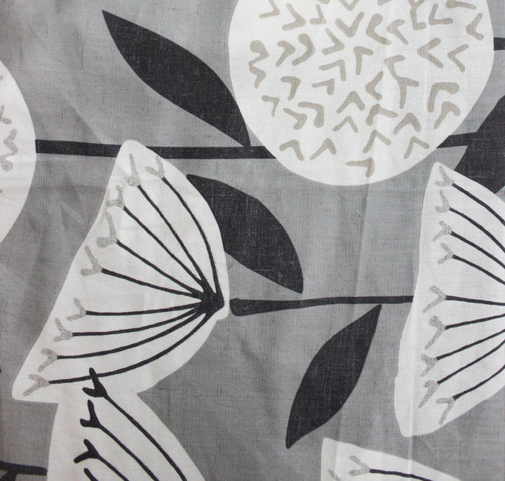 Tulip Floral - Curtain With Lining Single Panel - 46&