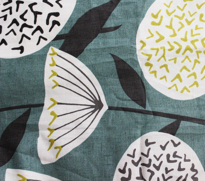 Tulip Floral - Curtain With Lining Single Panel - 46&