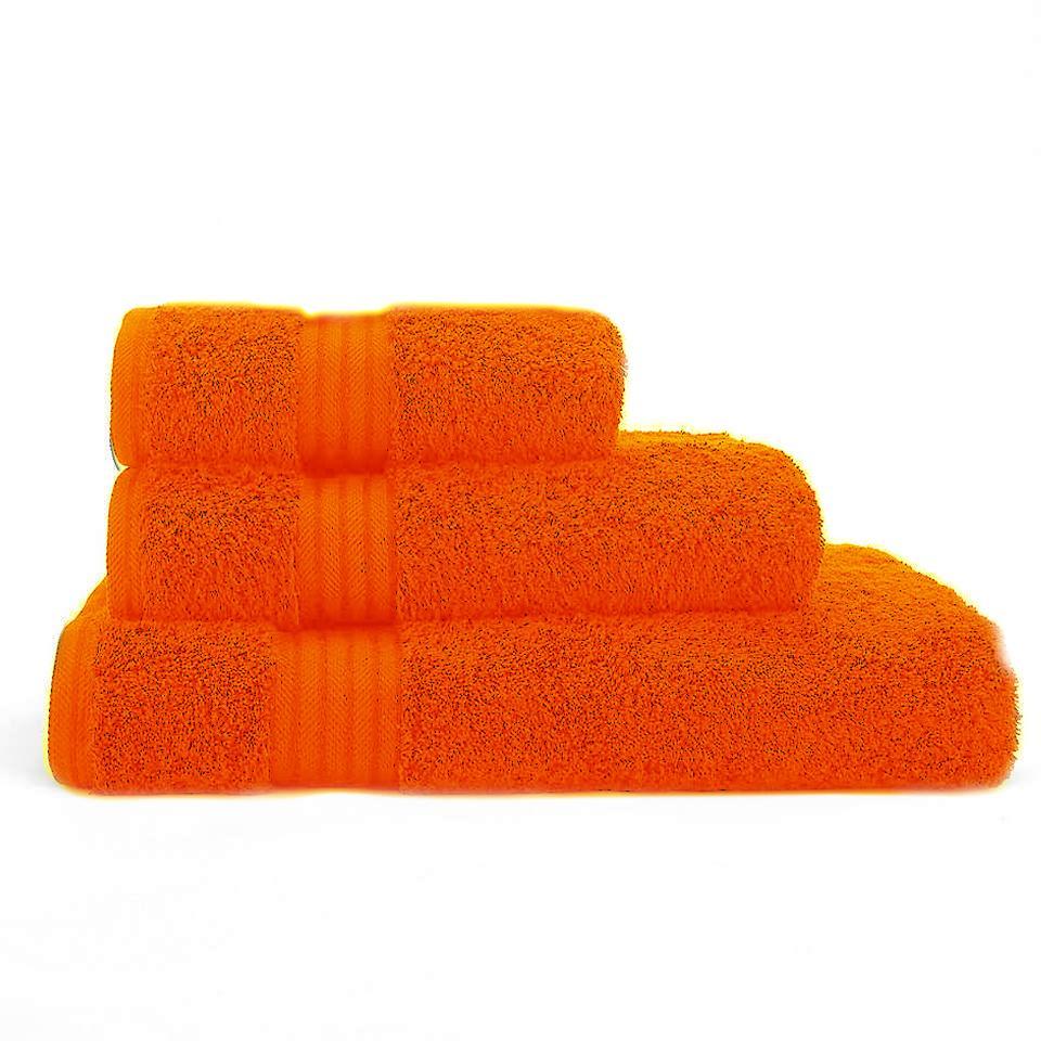 Orange Egyptian Cotton Bath Towel - Single - waseeh.com