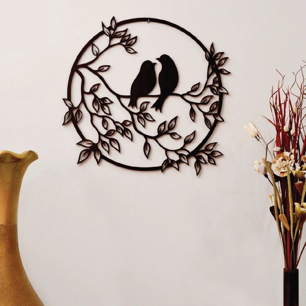Two Birds Hanging Living Lounge Bedroom Wall Home Decor | Home Décor | Waseeh Pakistan