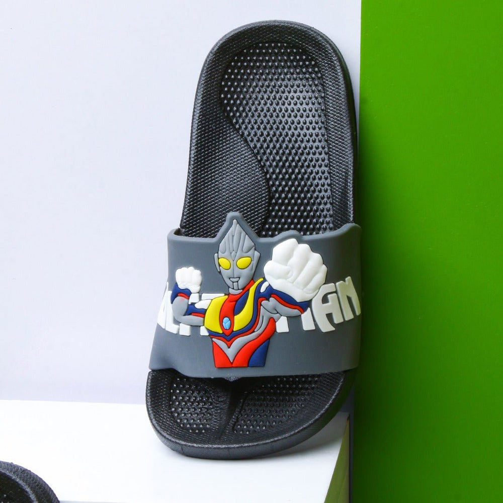 Ultraman Kids Slippers (Grey) | Fashion Point | Waseeh Pakistan