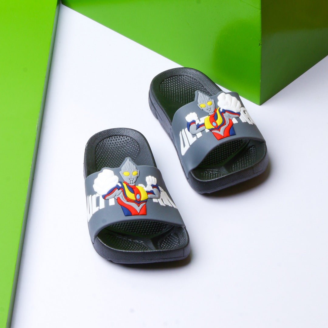 Ultraman Kids Slippers (Grey) | Fashion Point | Waseeh Pakistan