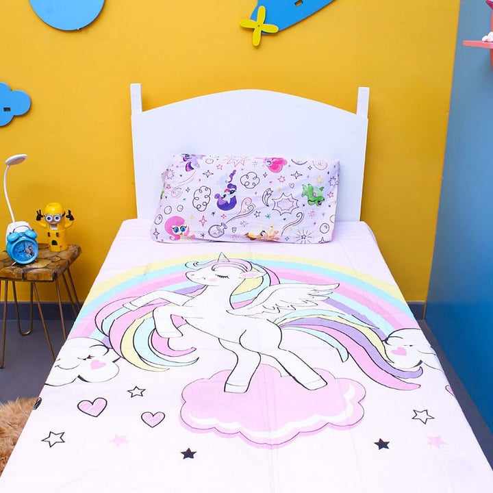 Unicorn "Flying Beauty" Bedsheet | Home Décor | Waseeh Pakistan