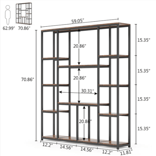 Varok Bookcase Storage Rack | Furniture | Waseeh Pakistan