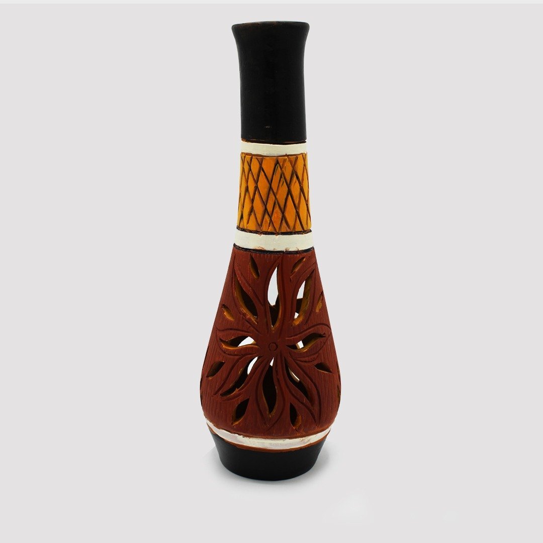 Large Vase - Intricate - Earthen Pot - waseeh.com