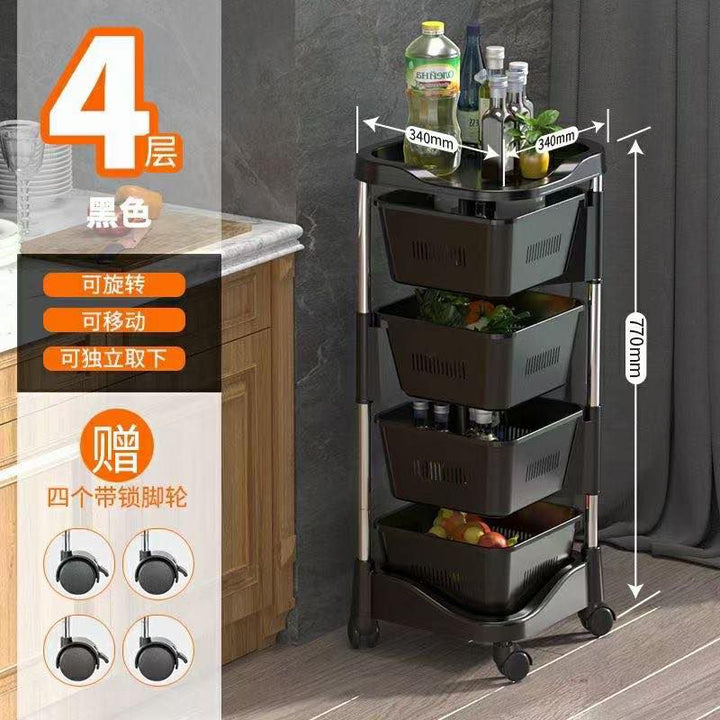 Vegie Rotator Kitchen Organizer Trolley | kitchen item | Waseeh Pakistan