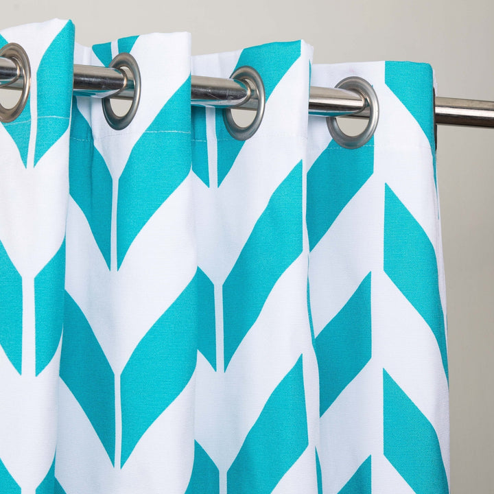 Veloria Zig Zag Curtains | Home Décor | Waseeh Pakistan