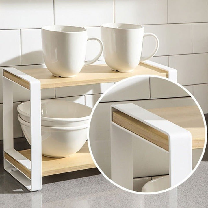 Velouraen Desktop Storage Rack (2-Tier) | Not Sale FB | Waseeh Pakistan
