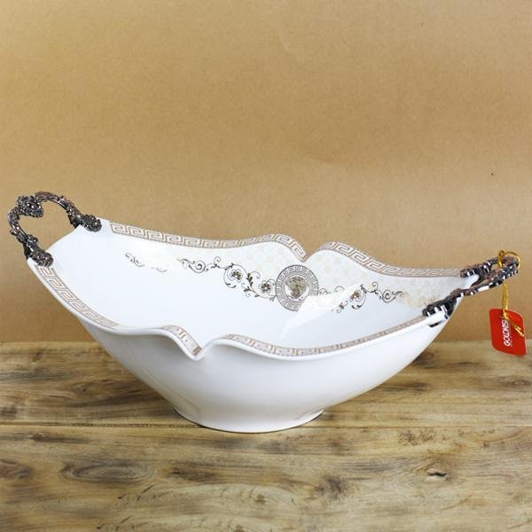 VERSACE Legendary Oval shaped Ceramic Bowl | kitchen item | Waseeh Pakistan