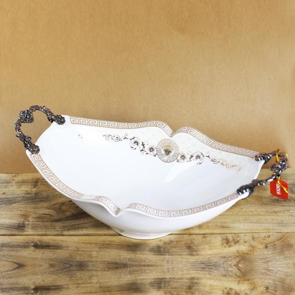 VERSACE Legendary Oval shaped Ceramic Bowl | kitchen item | Waseeh Pakistan
