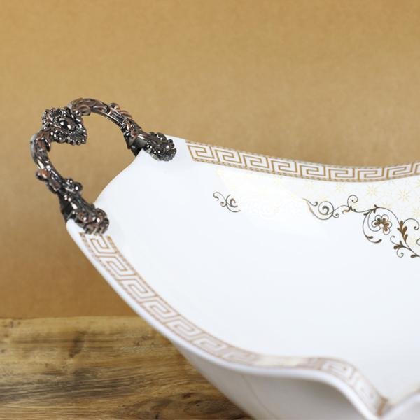 VERSACE Legendary Oval shaped Ceramic Bowl | kitchen item | Waseeh Pakistan
