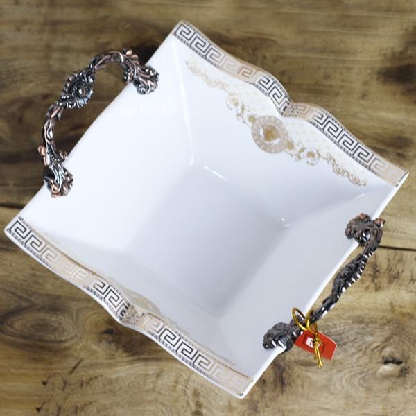VERSACE Legendary Square Shaped Ceramic Bowl | kitchen item | Waseeh Pakistan