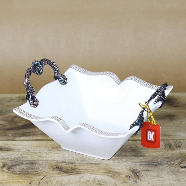 VERSACE Legendary Square Shaped Ceramic Bowl | kitchen item | Waseeh Pakistan