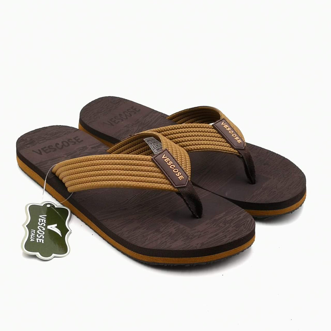 Vescose - Flip Flops - Dark Browm | Fashion Point | Waseeh Pakistan