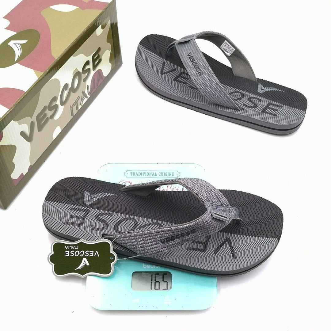 Vescose - Flip Flops - Gray Lined | Fashion Point | Waseeh Pakistan