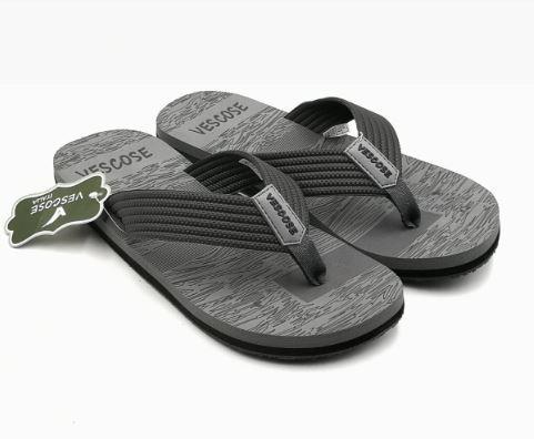Vescose - Flip Flops - Gray Patterned | Fashion Point | Waseeh Pakistan