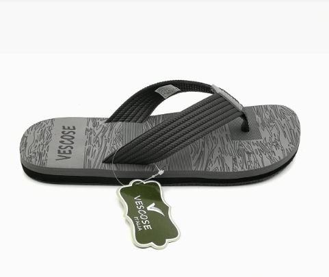 Vescose - Flip Flops - Gray Patterned | Fashion Point | Waseeh Pakistan