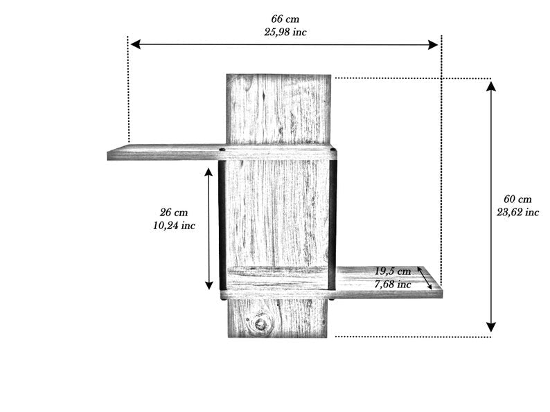 Veto Living Lounge Drawing Room Floating Shelve | Furniture | Waseeh Pakistan