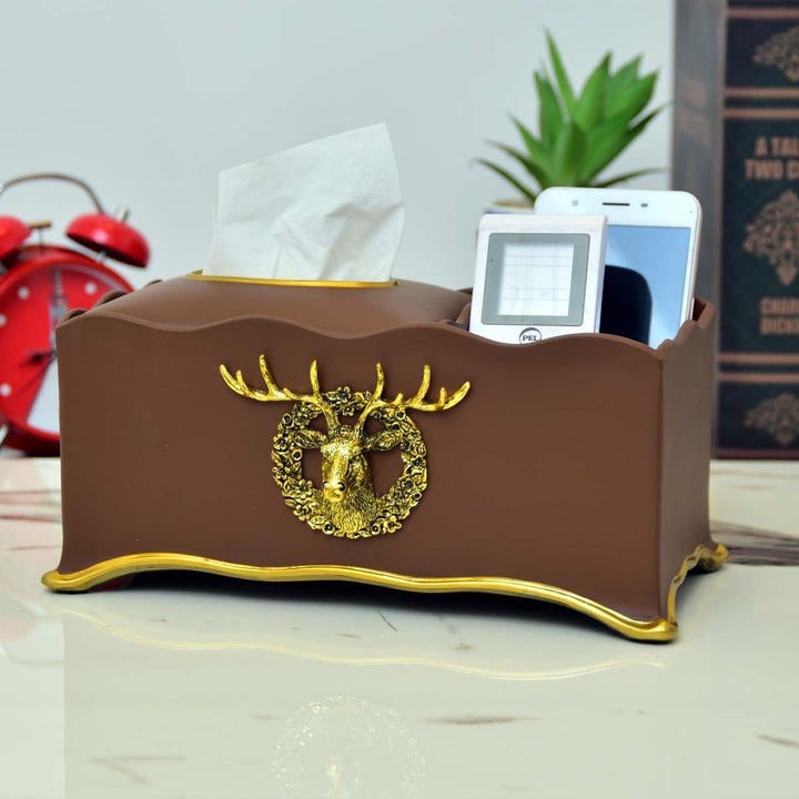 Vintage Risen Deer Tissue Holder | Home Décor | Waseeh Pakistan