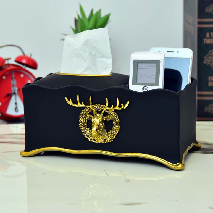 Vintage Risen Deer Tissue Holder | Home Décor | Waseeh Pakistan