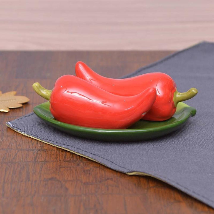 Vintage Vegetable Salt and Pepper Set | kitchen item | Waseeh Pakistan