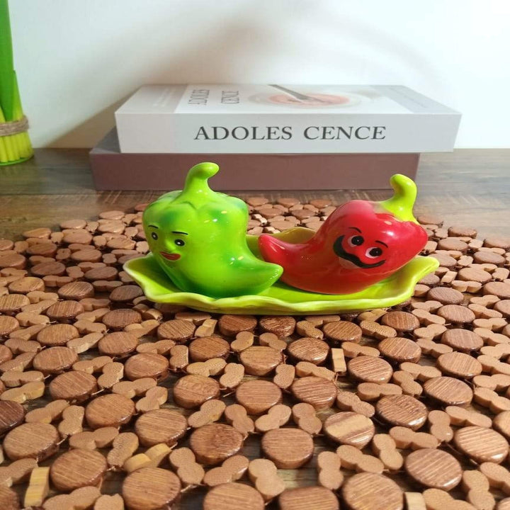 Vintage Vegetable Salt and Pepper Set | kitchen item | Waseeh Pakistan