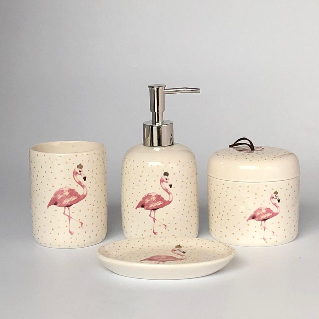 Voluptuous Ceramic Bathroom Set (4 pcs) | Home Décor | Waseeh Pakistan
