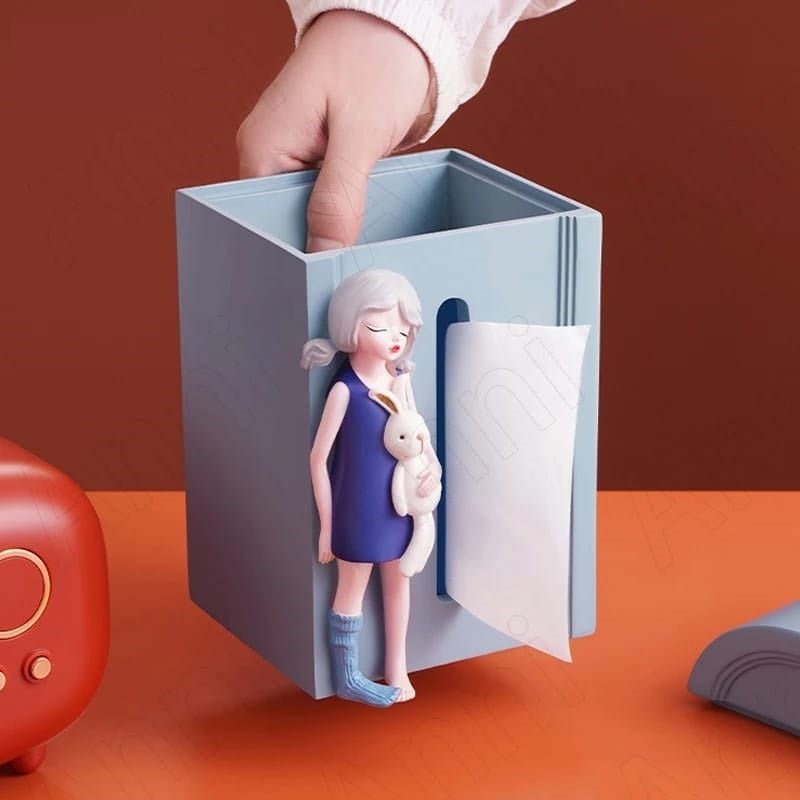 Waiting Girl Tissue Box | Home Décor | Waseeh Pakistan