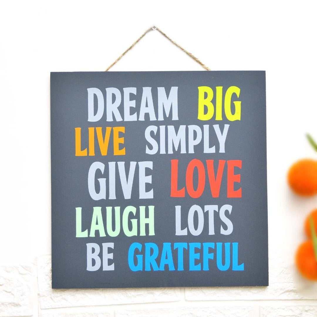 Wall "Dream Big" Caption Decor | Home Décor | Waseeh Pakistan