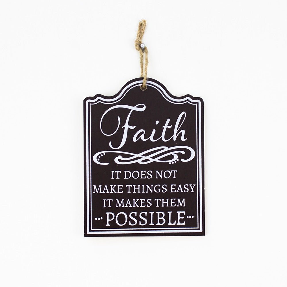 Wall "Faith" caption Decor | Home Décor | Waseeh Pakistan